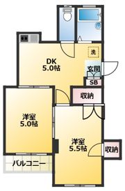 タナカハイツの間取り画像