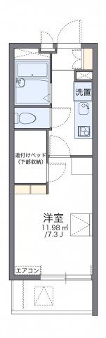 レオパレスKanataの間取り画像