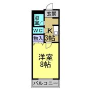 コーポソレイユの間取り画像