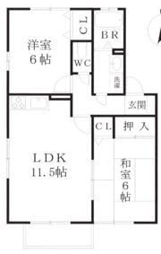 豊友スカイハウスの間取り画像