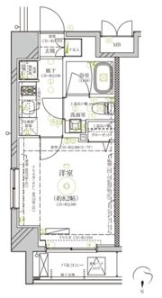 ディアレイシャス菊川の間取り画像