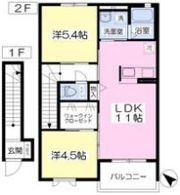 ヴィラーチェⅡの間取り画像