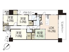 サーパス平和公園の間取り画像