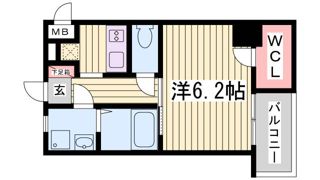 ウォームスヴィル神戸元町JPの間取り画像