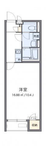 クレイノステラ 庭瀬の間取り画像