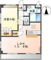 ラティールⅠの間取り画像