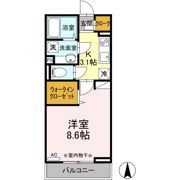 カーサココルン B棟の間取り画像