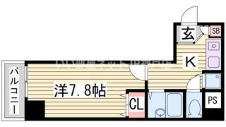 プレサンス神戸メリケンパーク前の間取り画像