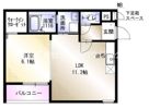 ハルミール忍ケ丘の間取り画像