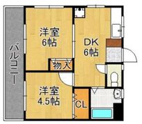 橋本ビル（戸畑）の間取り画像