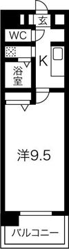 ラッフルズ東山の間取り画像