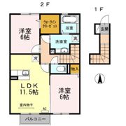 ブランズ向新庄の間取り画像