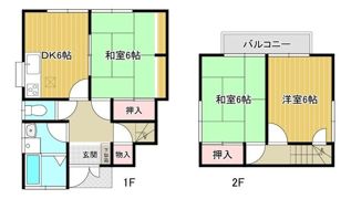 横田邸の間取り画像