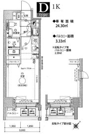 グランフォース横浜関内の間取り画像