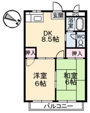 フレグランス東雲の間取り画像
