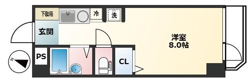 日興パレス三番町の間取り画像
