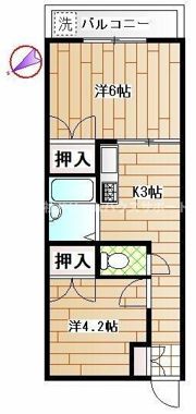 メゾン栄和の間取り画像