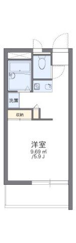 レオパレスけやきの間取り画像
