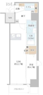 DAIYA STORK 阿波座の間取り画像