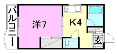 THE ROOM TAKASAGOの間取り画像