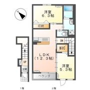 ヴィラ エスポワールの間取り画像