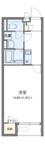 クレイノクローバーハイツⅡの間取り画像