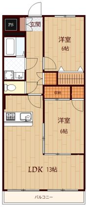 Cielo・Garden Ⅰの間取り画像