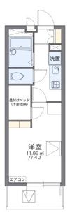 レオパレス翡翠第一の間取り画像