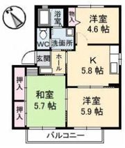 リベラ太田 A棟の間取り画像