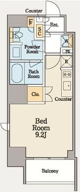 クレストコート木場の間取り画像