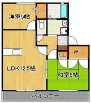 サンローゼ上境 B棟の間取り画像