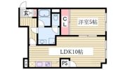 モナハイツ筒井の間取り画像