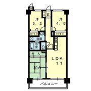 ｱｰｻｰ京町ﾊﾟｰｸｼﾃｨ 715号の間取り画像