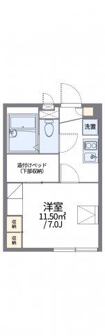 レオパレスヴィラ クレールⅡの間取り画像