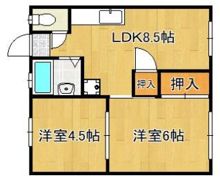 リバティ直方の間取り画像