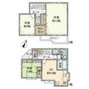 東浅川町戸建の間取り画像
