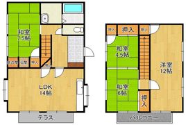 朽網西4丁目戸建の間取り画像