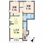 シャーメゾン小泉 B棟の間取り画像