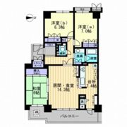 サーパスシティ大供の間取り画像