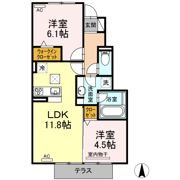 レセンテ445の間取り画像