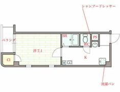 オリエンタル西天満の間取り画像
