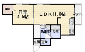 シャーメゾン5番館の間取り画像