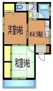 コーポ戸口の間取り画像
