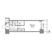 スプランディッド淀屋橋DUEの間取り画像