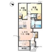 クレリエールの間取り画像