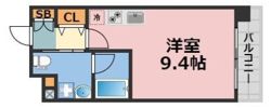 アーバンフラッツ上町の間取り画像