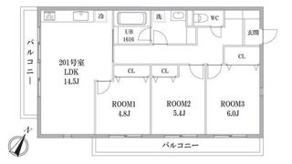 ラブレアコートの間取り画像