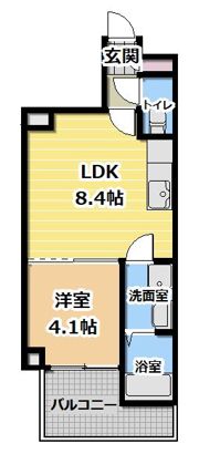 アヴェーレ京阪本通の間取り画像