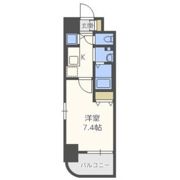 エステムコート難波Ⅱアレグリアの間取り画像