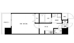 サムティ北梅田VESSELの間取り画像